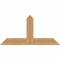 Ekena Millwork Portland Timber Gable Bracket, Western Red Cedar, 48"W x 24"H x 1 1/2"D x 5 1/2"F, 12/12 Pitch GBW048X24X0206POR00SWR - alternate 1